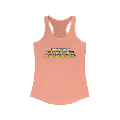 Women's Motivational Racerback Tank, Inspirational Workout Top, Fitness Apparel, Gym Shirt, Summer Workout Gear