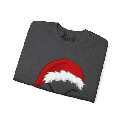 Sexy One Christmas Sweatshirt – Santa Hat Graphic Holiday Crewneck