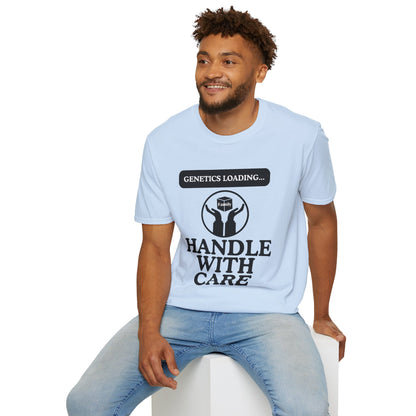 Genetics Loading T-Shirt, Funny Genetics Tee, Gift for Science Lovers, Unisex Humor Shirt, Casual Wear for Every Occasion