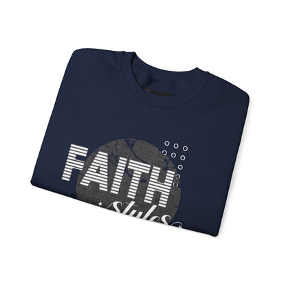 Faith Styles Unisex Heavy Blend™ Crewneck Sweatshirt - Cozy Spiritual Apparel for Everyday Wear, Gift for Friends, Comfort