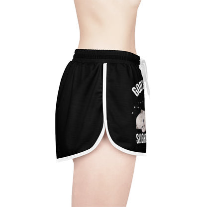 God's Favorite Women's Relaxed Shorts, Petty Cat Design Athletic Shorts, Casual Summer Wear, Funny Gift for Cat Lovers, Stylish Loungewear
