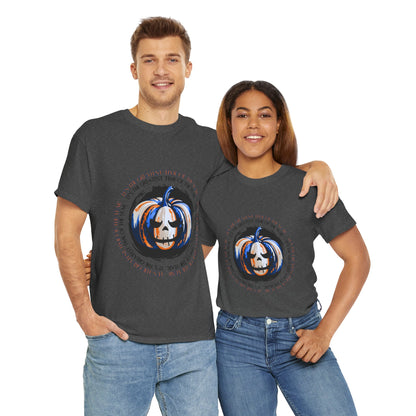 Halloween Pumpkin Tee, Unisex Halloween Shirt, Spooky Fall Apparel, Autumn Outfit, Trick or Treat Gift