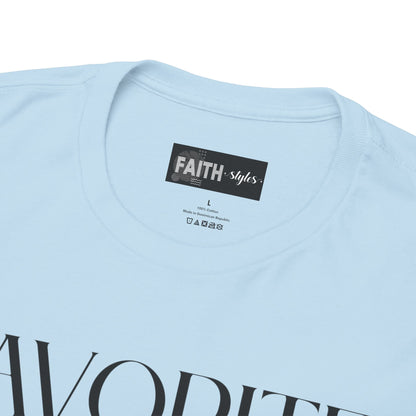 Favorite Brother Unisex Heavy Cotton Tee - Perfect Gift for Siblings, Casual Wear, Birthday, Family Reunion, Everyday Comfort