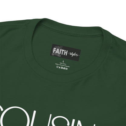 Cousins & Besties Tee, Unisex Heavy Cotton T-Shirt, Family Reunion Apparel, Friendship Gift, Casual Wear, Summer Style