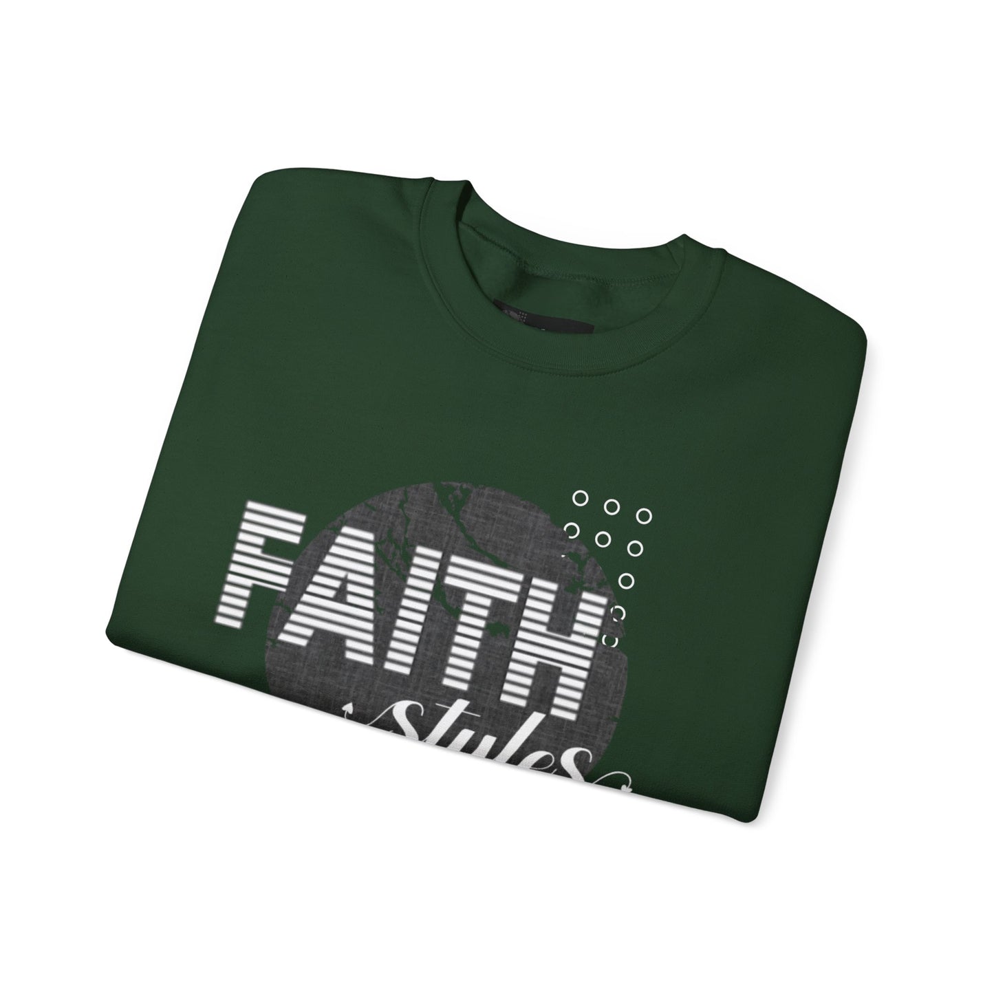 Faith Styles Unisex Heavy Blend™ Crewneck Sweatshirt - Cozy Spiritual Apparel for Everyday Wear, Gift for Friends, Comfort