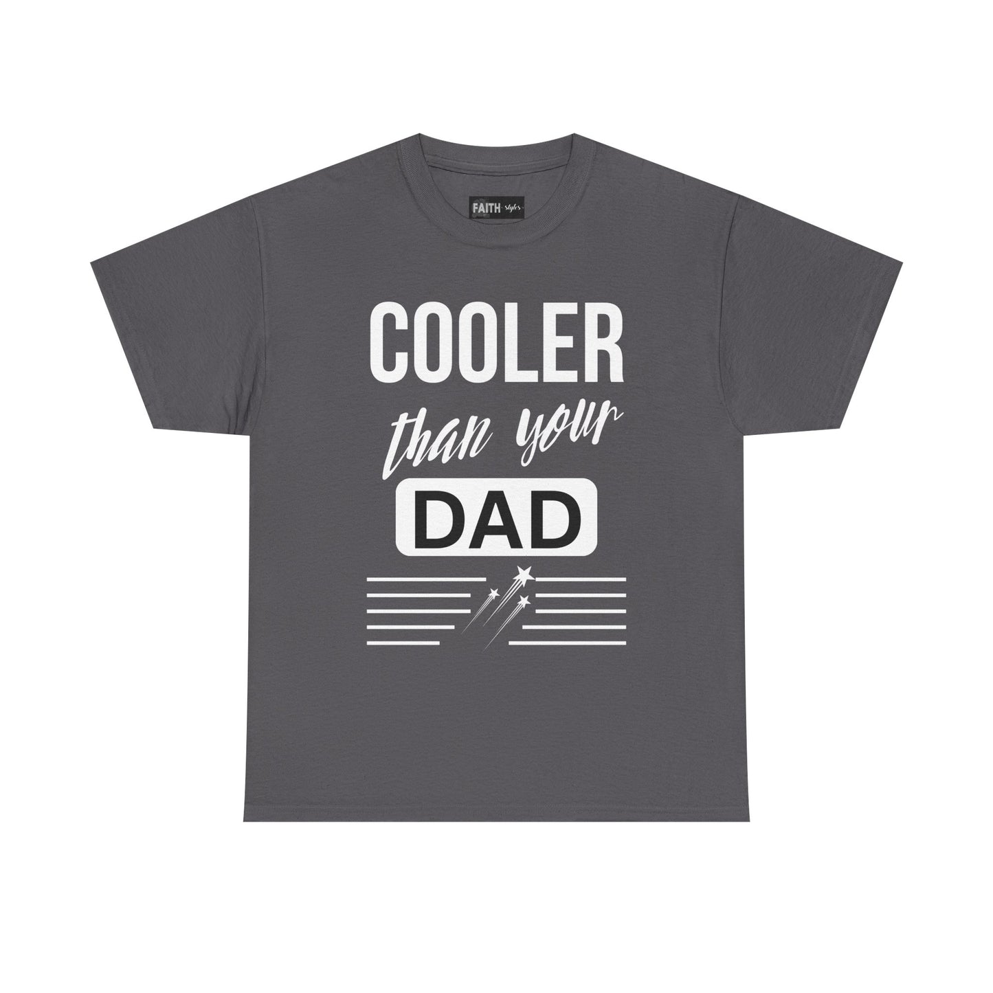 Cooler Than Your Dad Tee - Funny Gift for Dads, Unisex Cotton T-Shirt, Father's Day, Birthday, Casual Wear, Gift for Him, Dad Humor