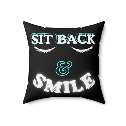Relaxing Quote Pillow, Cozy Home Decor, Inspirational Cushion, Gift for Friends, Living Room Accent, Motivational Throw Pillow
