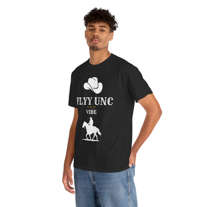 Unisex Cowboy Vibe Tee, Fun Graphic Tee, Casual Wear, Gift for Cowpoke Lovers, Western Style T-Shirt, Country Enthusiast Apparel