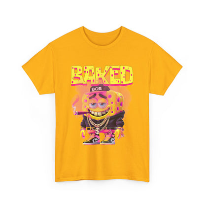Baked Bob Unisex Heavy Cotton Tee - Fun Graphic Tee for Casual Wear