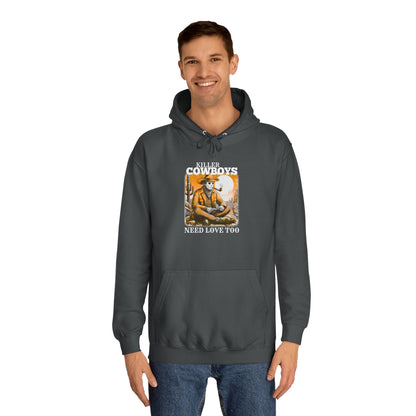Unisex College Hoodie, Killer Cowboys