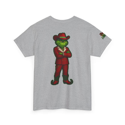 Grinch Inspired in Red Suit Tee — "Nah, I’m Money" Christmas Graphic T-Shirt