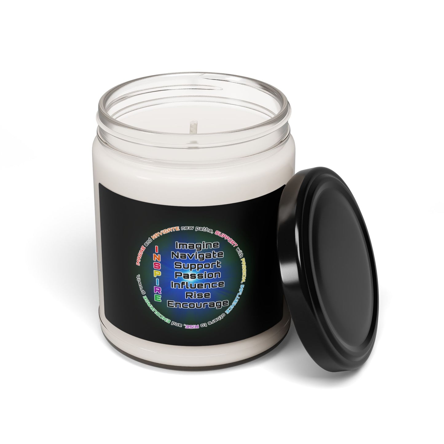 "INSPIRE" Scented Soy Candle, 9oz