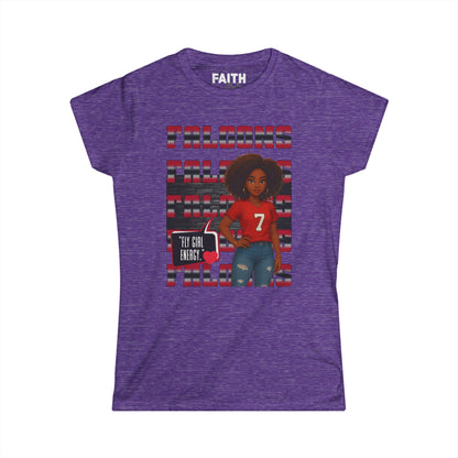 Falcons Fan Women's Softstyle Tee, Casual Sportswear, Perfect for Game Day, Gifts for Her, Unique Pride Shirt