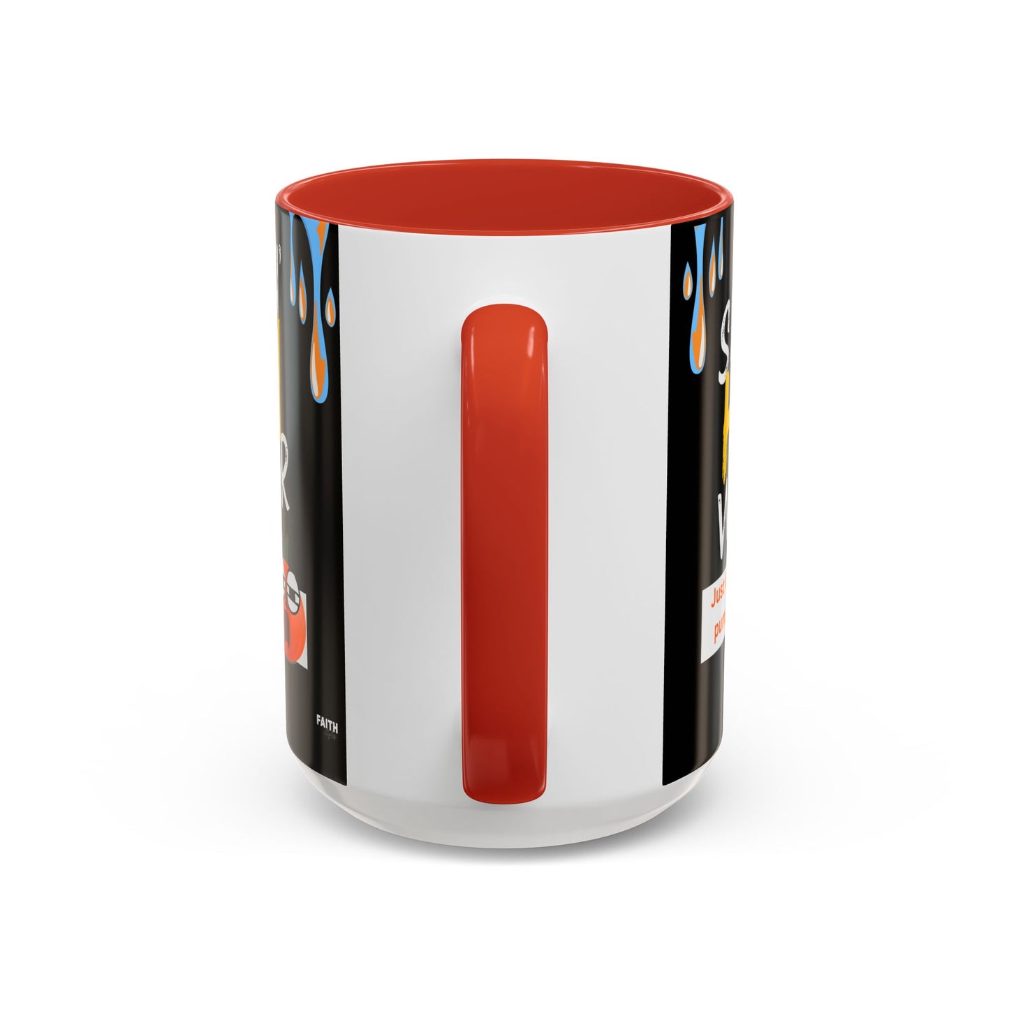 FaithStyles Sippin' Holy Water Coffee Mug, Funny Pumpkin Juice Mug, Halloween Coffee Cup, Unique Gift for Fall, Cute Office Mug, Quirky Kitchenware