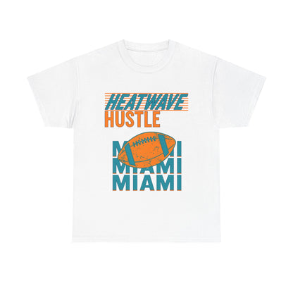 Miami Heatwave Hustle Male Heavy Cotton Tee, Sportswear, Football Shirt, [...]
