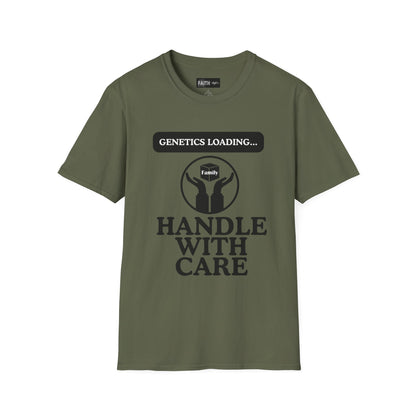 Genetics Loading T-Shirt, Funny Genetics Tee, Gift for Science Lovers, Unisex Humor Shirt, Casual Wear for Every Occasion