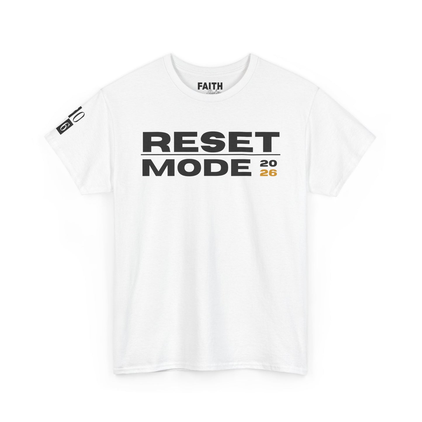 Reset Mode 2026 T-Shirt — Motivational Graphic Tee