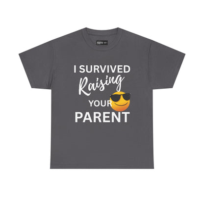 Funny Parent Survival Unisex T-Shirt | Gift for New Parents | Parenting Humor Tee | Casual Wear | Holiday Gift Idea