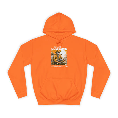 Unisex College Hoodie, Killer Cowboys