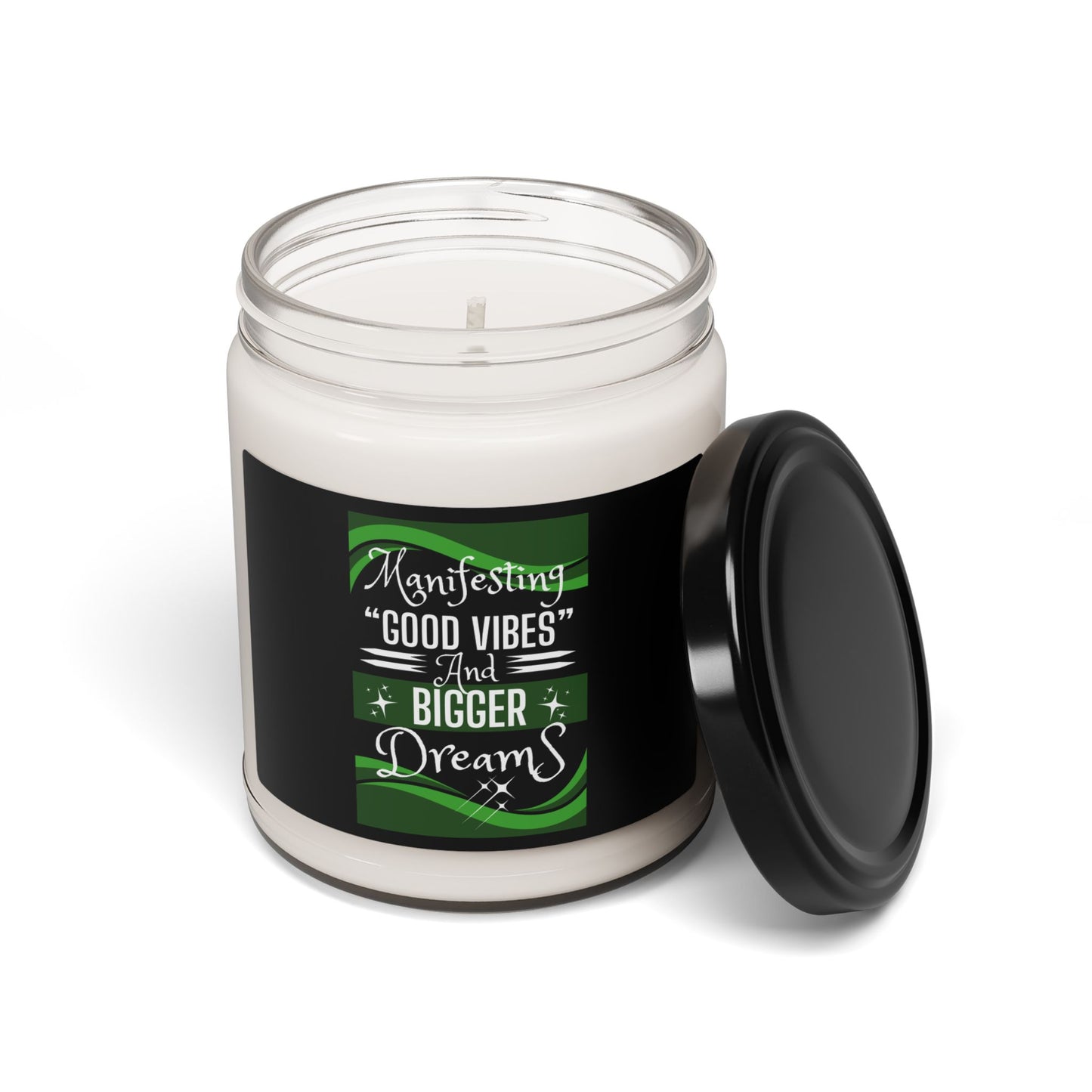 "GOOD VIBES" Scented Soy Candle, 9oz