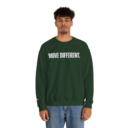 MOVE DIFFERENT. Unisex Crewneck Sweatshirt | Faith Styles®