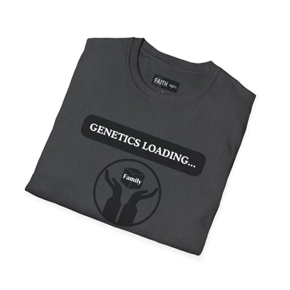 Genetics Loading T-Shirt, Funny Genetics Tee, Gift for Science Lovers, Unisex Humor Shirt, Casual Wear for Every Occasion
