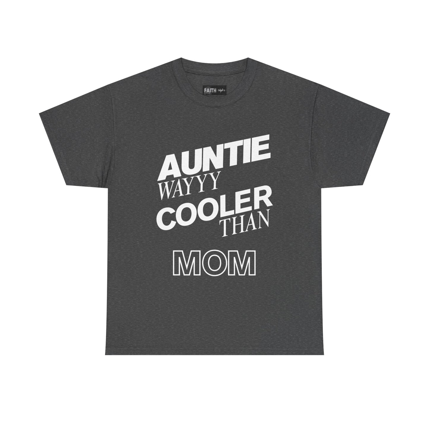 Cool Aunt Unisex Tee - Perfect Gift for Auntie, Family Gatherings, Fun Casual Wear, Birthday Celebration, Mother's Day