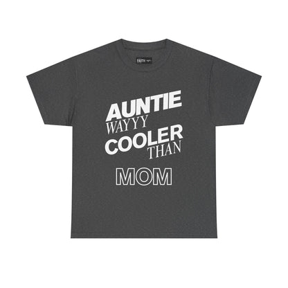 Cool Aunt Unisex Tee - Perfect Gift for Auntie, Family Gatherings, Fun Casual Wear, Birthday Celebration, Mother's Day