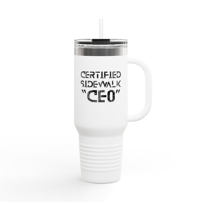 Certified Sidewalk CEO Insulated Travel Mug | Motivation for Entrepreneurs | 40oz Coffee Tumbler | Perfect Gift for Bosses, [...]