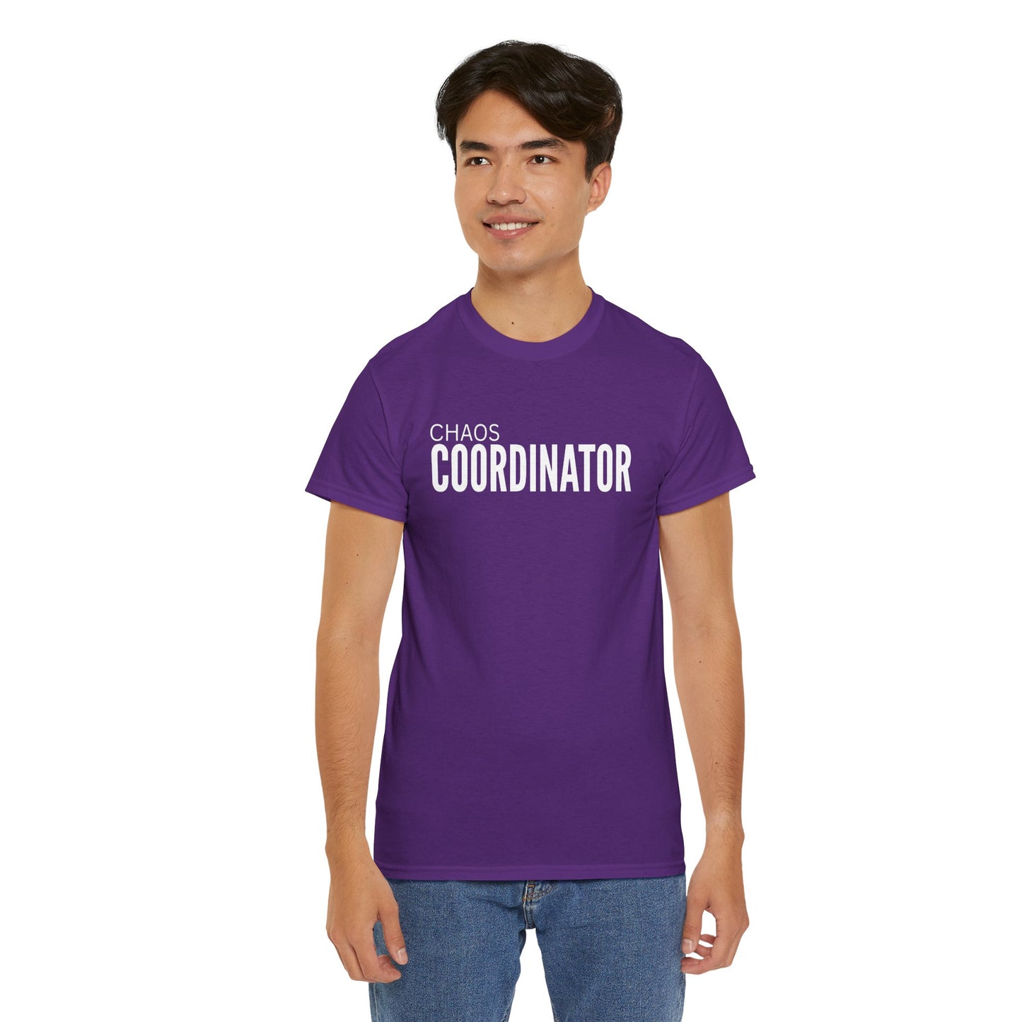 Chaos Coordinator Unisex Cotton Tee, Funny T-Shirt for Moms, Gift for Event Planners, Casual Wear, Birthday Present