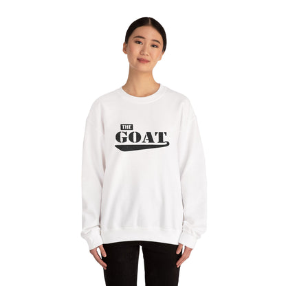 NEW FaithStyles Embroidery GOAT Crewneck Sweatshirt — 'The GOAT' Graphic Pullover