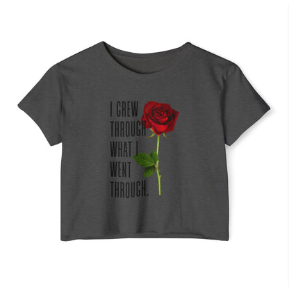 Empowering Women's Festival Crop Top, Inspirational Shirt, Gift for Her, Summer Fashion, Bohemian Style, Affirmation Tee