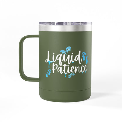 Liquid Patience Coffee Mug Tumbler | Perfect Gift for Coffee Lovers, Inspirational Drinkware, Home Office Accessory, Relaxation Gift, [...]