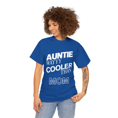 Cool Aunt Unisex Tee - Perfect Gift for Auntie, Family Gatherings, Fun Casual Wear, Birthday Celebration, Mother's Day