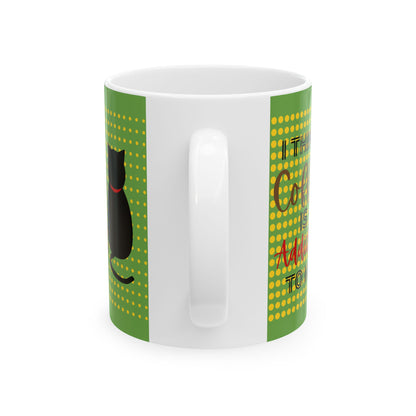 FaithStyles  Ceramic Mug – "Addicted" Green 11oz & 15oz