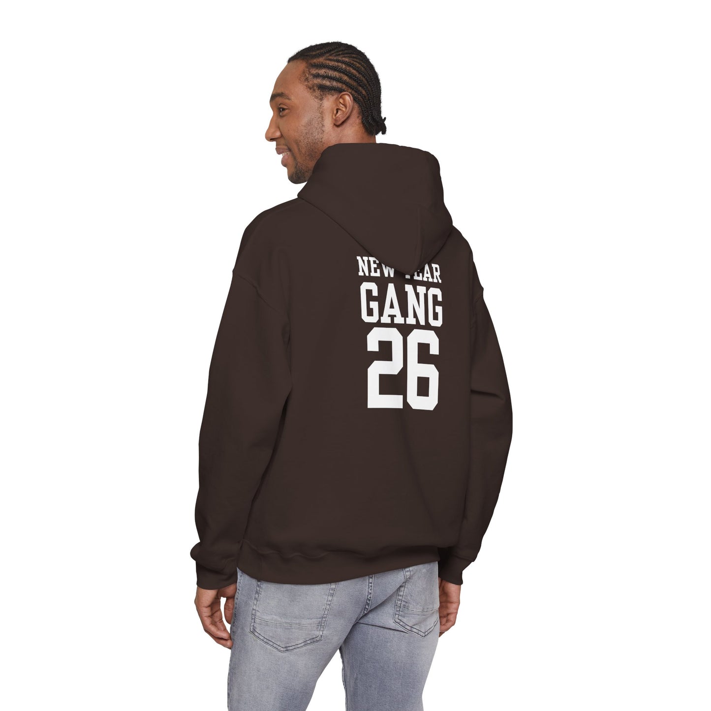 New Year Gang 26 Hoodie — Varsity Style Graphic Pullover