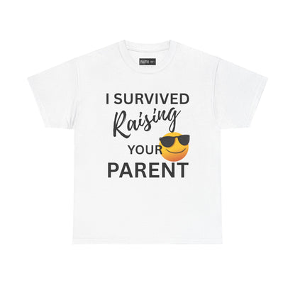 Funny Parent Survival Unisex T-Shirt | Gift for New Parents | Parenting Humor Tee | Casual Wear | Holiday Gift Idea