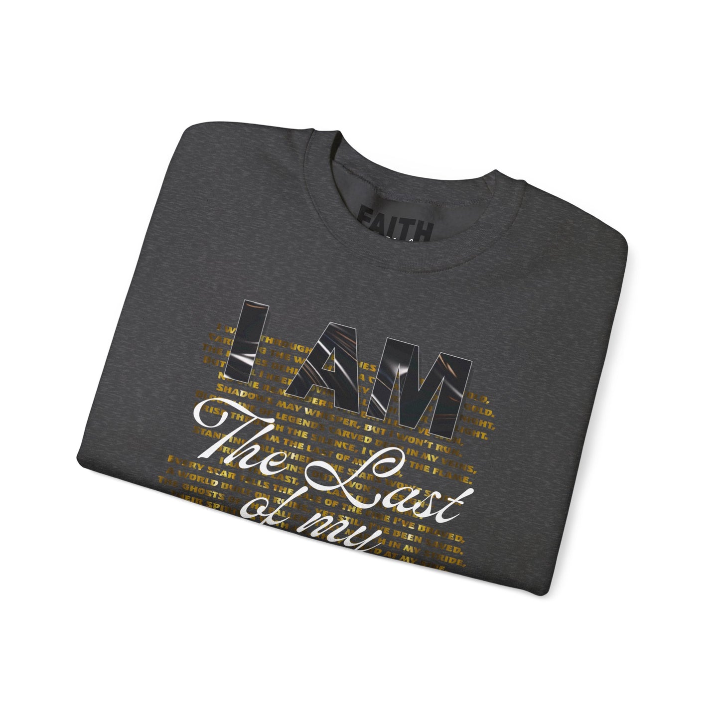 FaithStyles Unisex Heavy Blend™ Motivational Crewneck Sweatshirt - I AM The Last of my KING, Inspirational Gift for Him/Her, Cozy Fall Layer, [...]