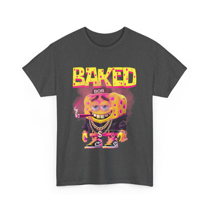 Baked Bob Unisex Heavy Cotton Tee - Fun Graphic Tee for Casual Wear