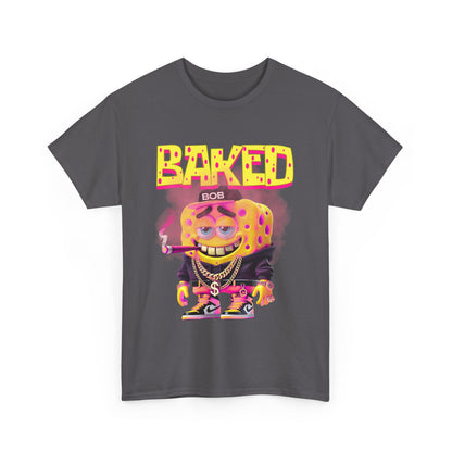 Baked Bob Unisex Heavy Cotton Tee - Fun Graphic Tee for Casual Wear