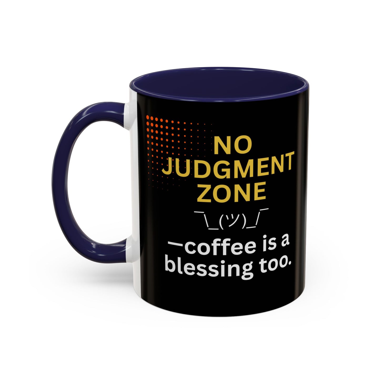 No Judgment Zone Coffee Mug, Funny Gift for Coffee Lovers, Unique Java Cup, Perfect for Birthdays, Inspirational Drinkware