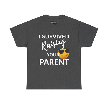 Funny Parent Survival Unisex T-Shirt | Gift for New Parents | Parenting Humor Tee | Casual Wear | Holiday Gift Idea