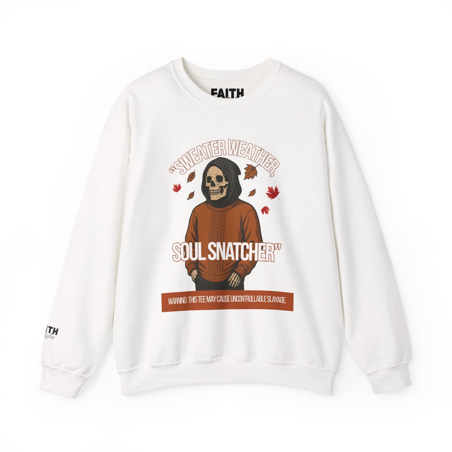 Soul Snatcher Crewneck Sweatshirt - Cozy Unisex Fall Apparel, Halloween Gift, Casual Streetwear, Autumn Fashion