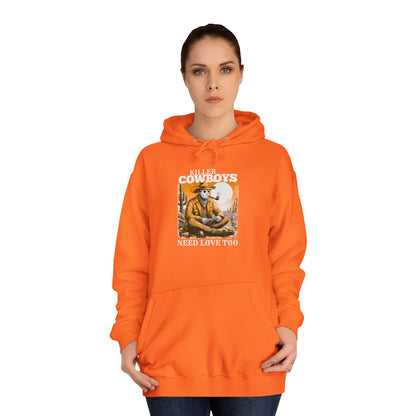Unisex College Hoodie, Killer Cowboys