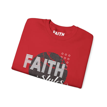 Faith Styles Unisex Heavy Blend™ Crewneck Sweatshirt - Cozy Spiritual Apparel for Everyday Wear, Gift for Friends, Comfort
