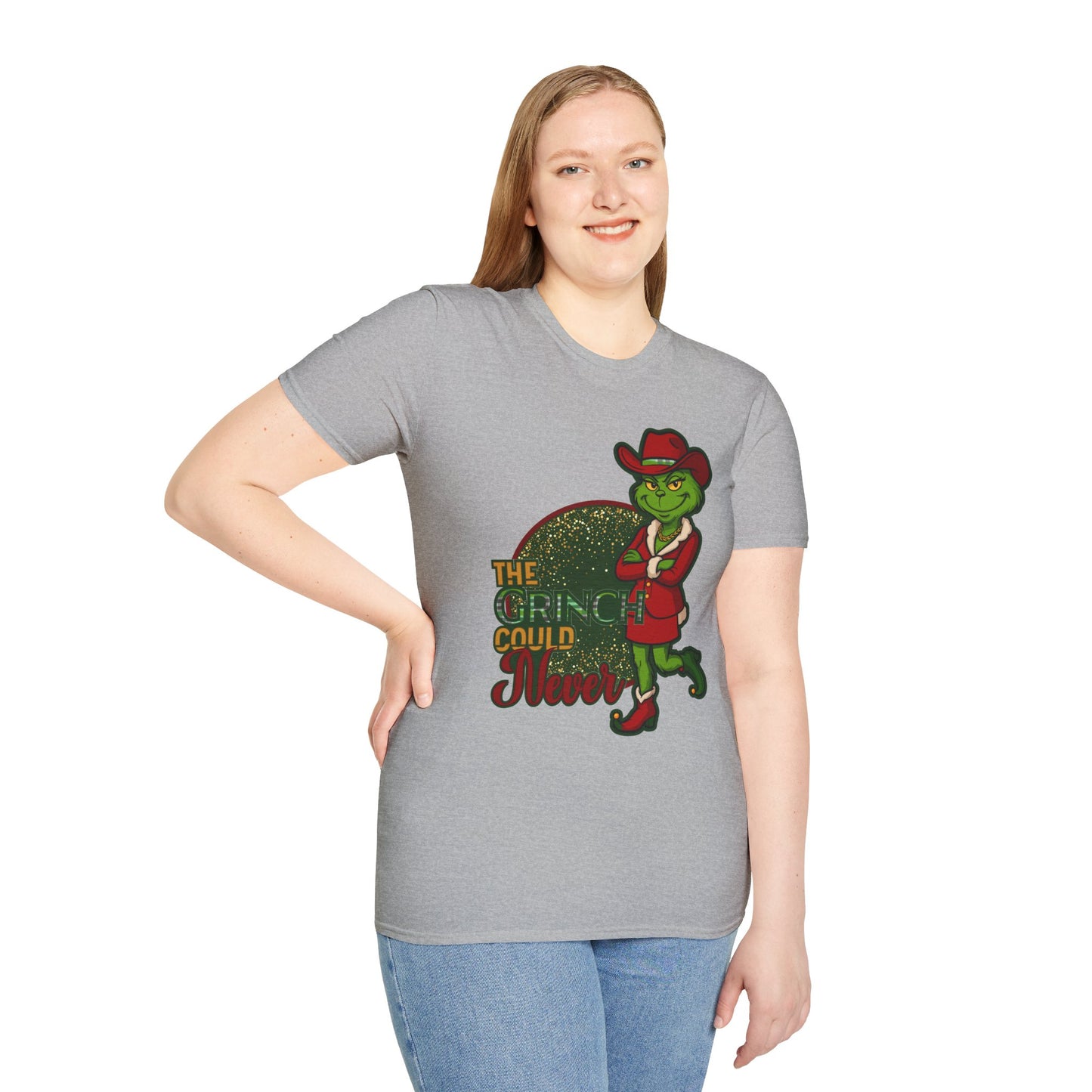 Grinch Inspired Women's Christmas T-Shirt – "The Grinch Could Never" Festive Holiday Tee