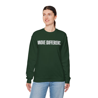 MOVE DIFFERENT. Unisex Crewneck Sweatshirt | Faith Styles®