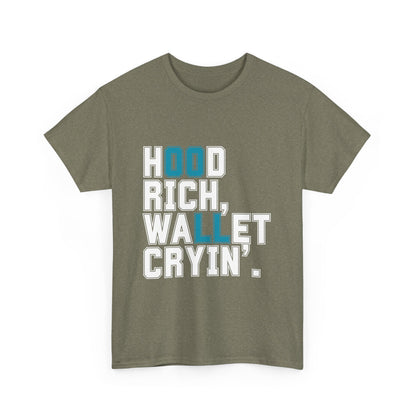 Trendy Unisex Heavy Cotton T-shirt with Playful Design - Perfect for Casual Wear & Gifts