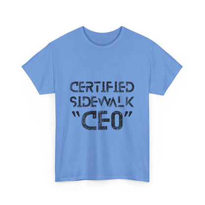 Certified Sidewalk CEO Tee - Fun Unisex T-Shirt, Birthday Gift, Casual Wear, Urban Style, Streetwear Fashion