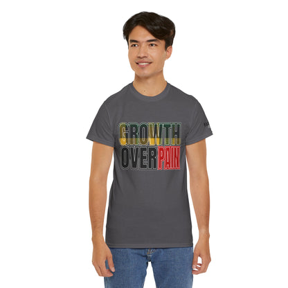 FaithStyles Growth Over Pain T‑Shirt — Motivational Graphic Tee